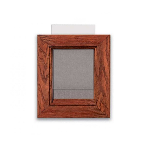 Outdoor Enclosed Combo Board, 48"x36", Bronze Frame/Burgundy & Surf